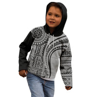 Samoa Siapo Arty Kid Hoodie Black Style - Wonder Print Shop