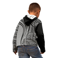 Samoa Siapo Arty Kid Hoodie Black Style - Wonder Print Shop