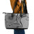 Samoa Siapo Arty Leather Tote Bag Black Style - Wonder Print Shop