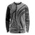 Samoa Siapo Arty Long Sleeve Shirt Black Style - Wonder Print Shop