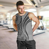 Samoa Siapo Arty Men Tank Top Black Style - Wonder Print Shop