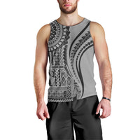 Samoa Siapo Arty Men Tank Top Black Style - Wonder Print Shop