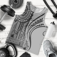 Samoa Siapo Arty Men Tank Top Black Style - Wonder Print Shop