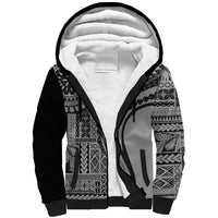 Samoa Siapo Arty Sherpa Hoodie Black Style - Wonder Print Shop
