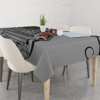 Samoa Siapo Arty Tablecloth Black Style - Wonder Print Shop