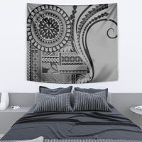 Samoa Siapo Arty Tapestry Black Style - Wonder Print Shop
