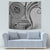 Samoa Siapo Arty Tapestry Black Style - Wonder Print Shop