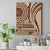 Samoa Siapo Arty Canvas Wall Art Brown Style LT9 - Wonder Print Shop