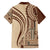 Samoa Siapo Arty Hawaiian Shirt Brown Style - Wonder Print Shop