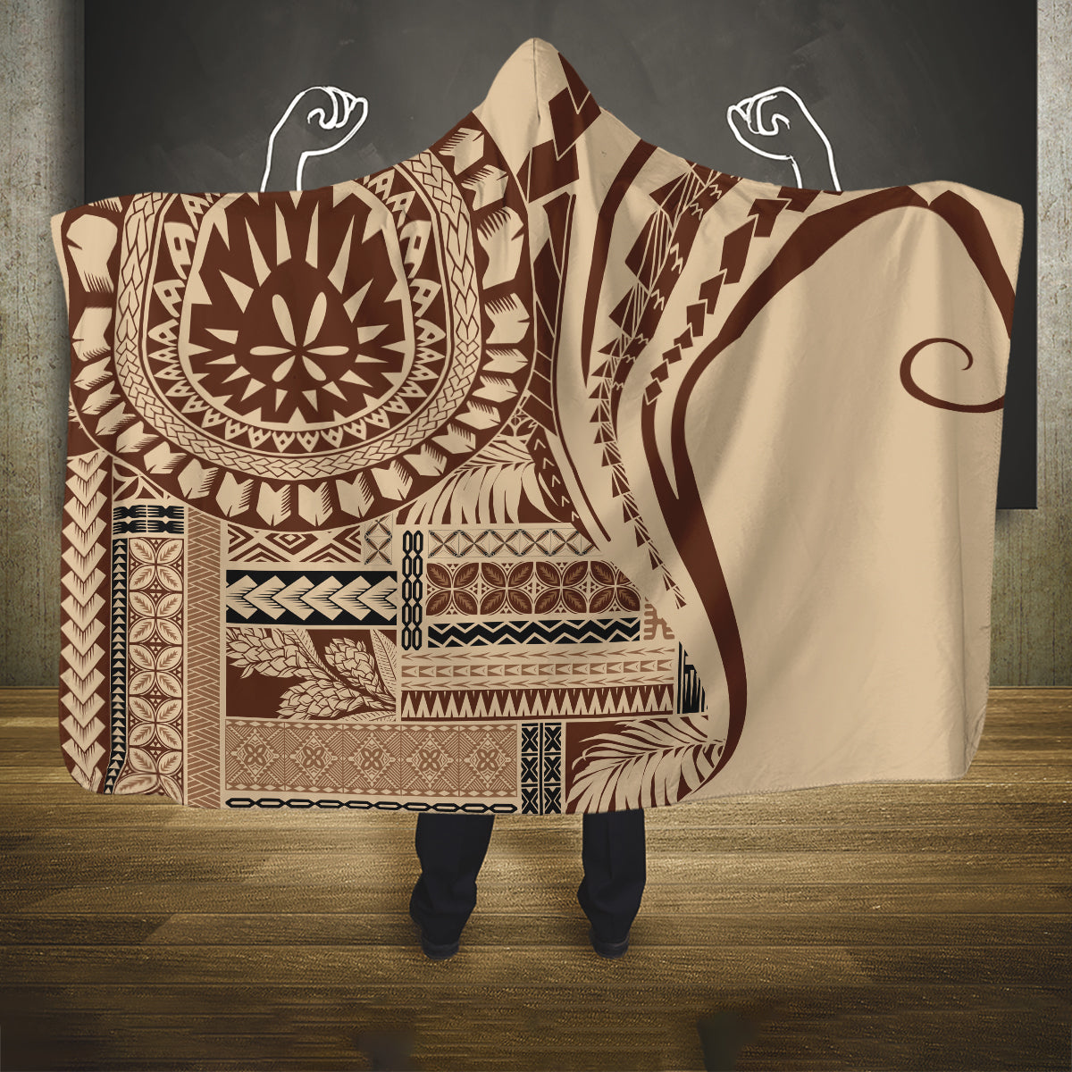 samoa-siapo-arty-hooded-blanket-brown-style
