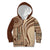 Samoa Siapo Arty Kid Hoodie Brown Style - Wonder Print Shop