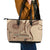 Samoa Siapo Arty Leather Tote Bag Brown Style - Wonder Print Shop