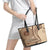 Samoa Siapo Arty Leather Tote Bag Brown Style - Wonder Print Shop