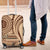 Samoa Siapo Arty Luggage Cover Brown Style - Wonder Print Shop