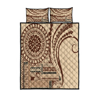 Samoa Siapo Arty Quilt Bed Set Brown Style - Wonder Print Shop