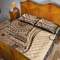 Samoa Siapo Arty Quilt Bed Set Brown Style - Wonder Print Shop