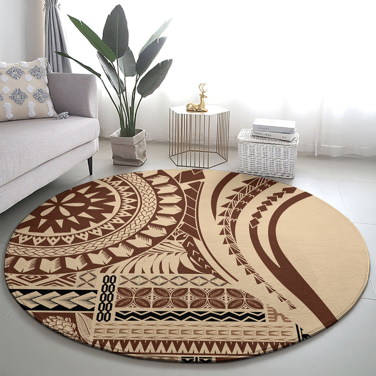 samoa-siapo-arty-round-carpet-brown-style