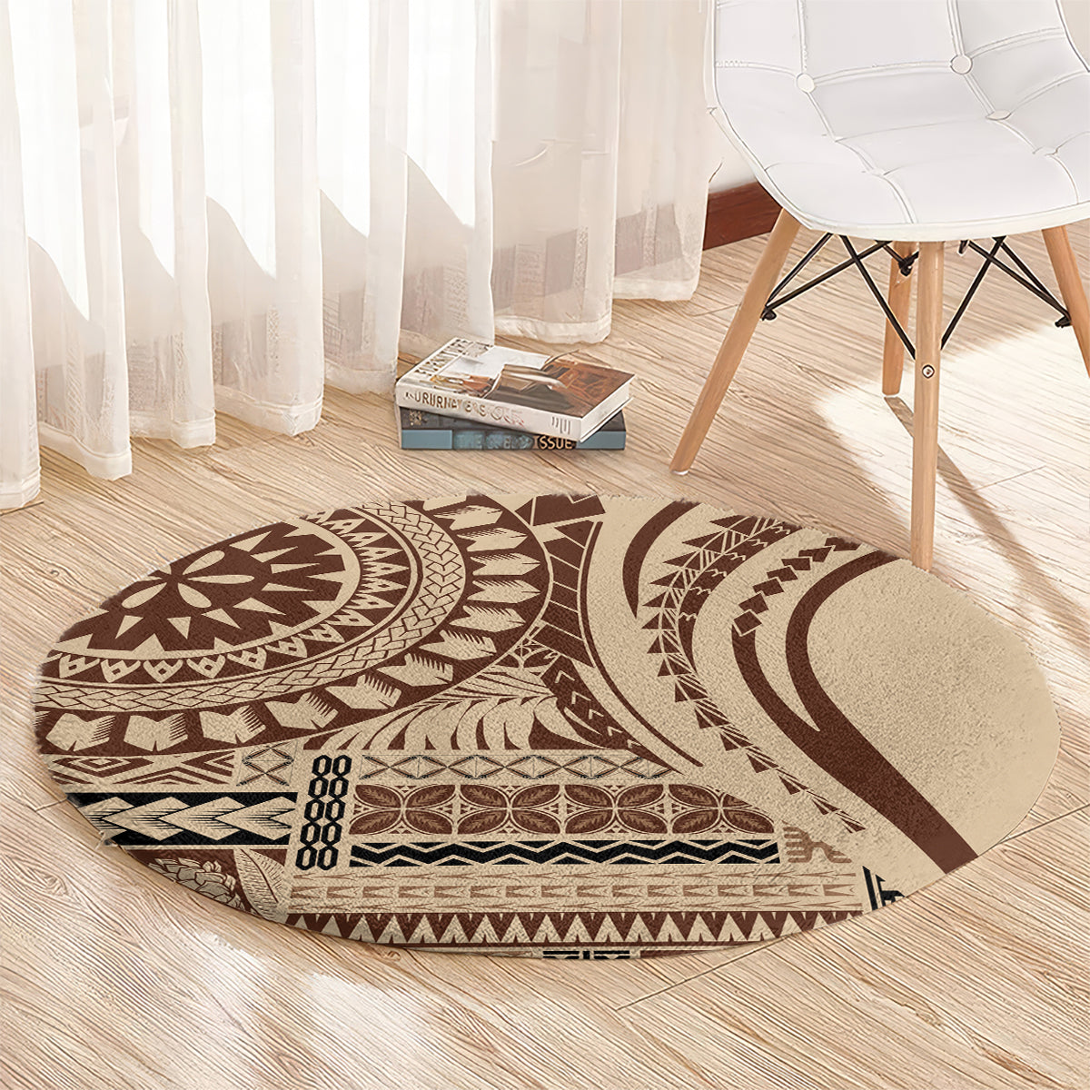 samoa-siapo-arty-round-carpet-brown-style