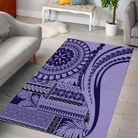 Samoa Siapo Arty Area Rug Purple Style LT9 - Wonder Print Shop