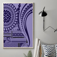 Samoa Siapo Arty Canvas Wall Art Purple Style LT9 - Wonder Print Shop