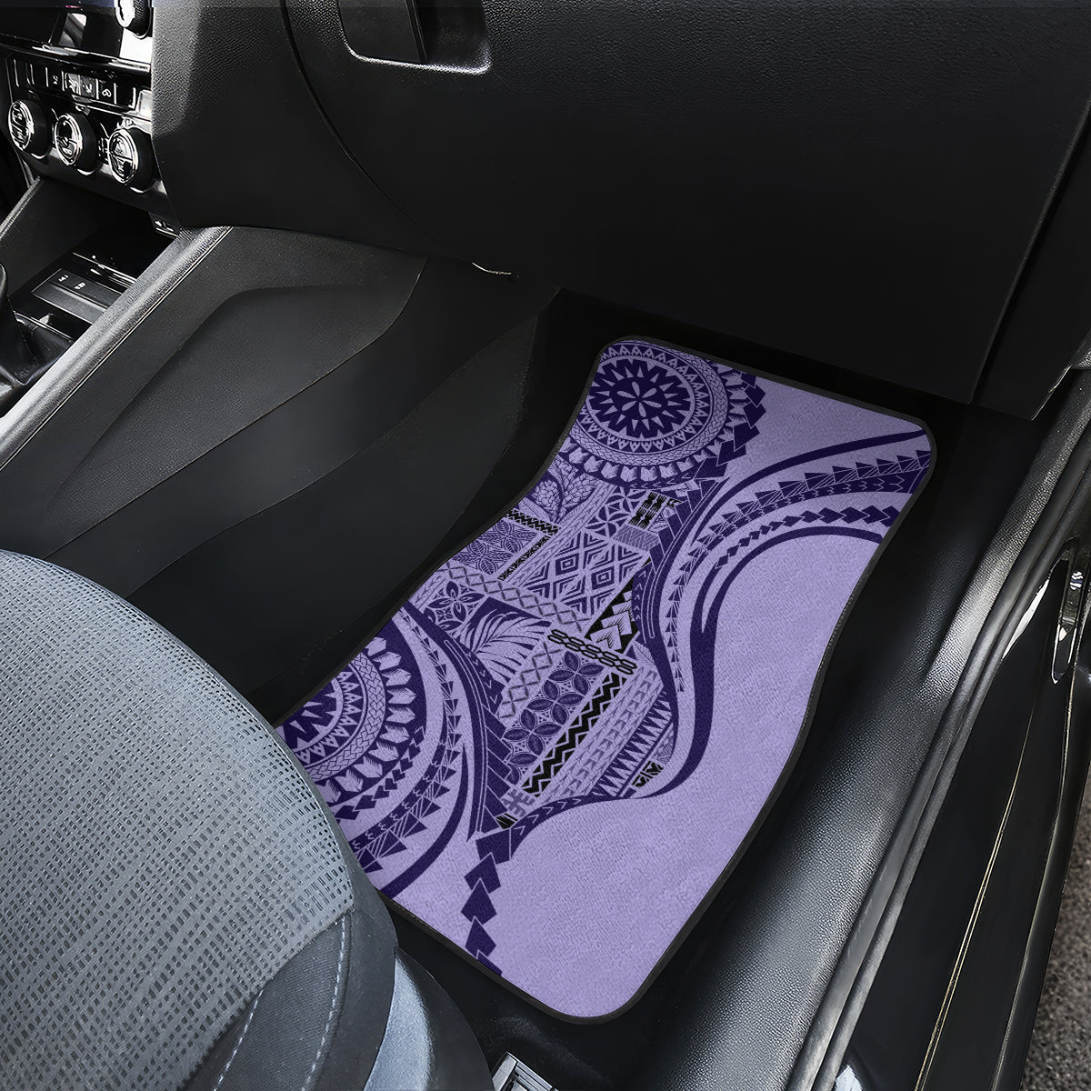 Samoa Siapo Arty Car Mats Purple Style LT9 - Wonder Print Shop