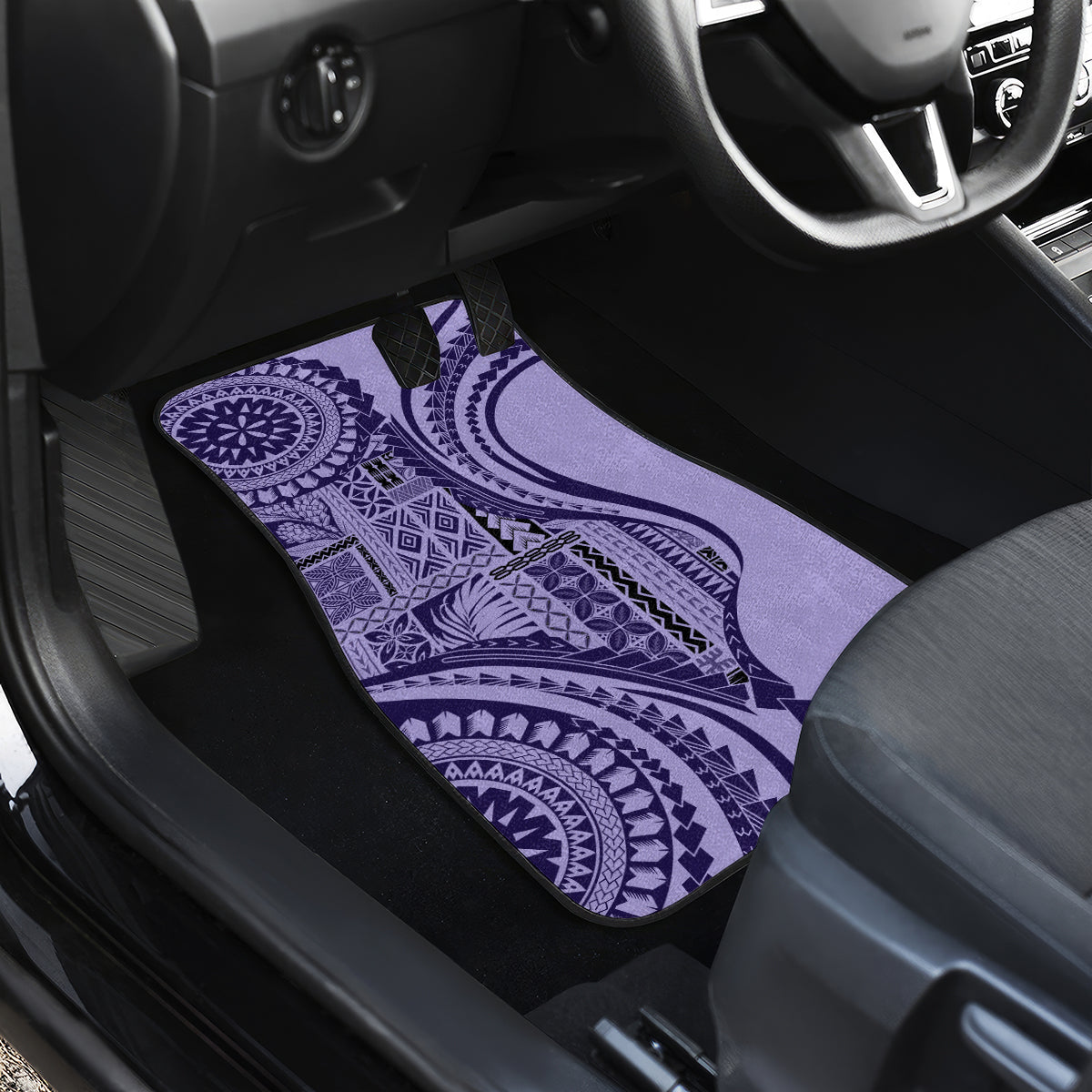 Samoa Siapo Arty Car Mats Purple Style LT9 - Wonder Print Shop
