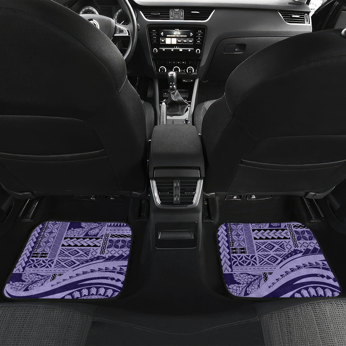 Samoa Siapo Arty Car Mats Purple Style LT9 - Wonder Print Shop