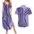 Samoa Siapo Arty Couples Matching Summer Maxi Dress and Hawaiian Shirt Purple Style LT9 - Wonder Print Shop