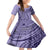 Samoa Siapo Arty Family Matching Off Shoulder Maxi Dress and Hawaiian Shirt Purple Style LT9 - Wonder Print Shop