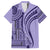 Samoa Siapo Arty Family Matching Tank Maxi Dress and Hawaiian Shirt Purple Style - Wonder Print Shop