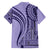 Samoa Siapo Arty Family Matching Tank Maxi Dress and Hawaiian Shirt Purple Style - Wonder Print Shop