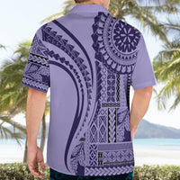 Samoa Siapo Arty Hawaiian Shirt Purple Style - Wonder Print Shop