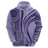 Samoa Siapo Arty Hoodie Purple Style - Wonder Print Shop