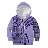 Samoa Siapo Arty Kid Hoodie Purple Style - Wonder Print Shop
