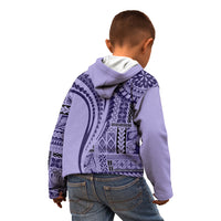 Samoa Siapo Arty Kid Hoodie Purple Style - Wonder Print Shop