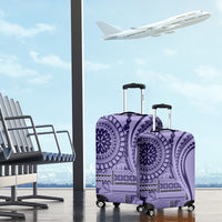 Samoa Siapo Arty Luggage Cover Purple Style - Wonder Print Shop