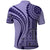 Samoa Siapo Arty Polo Shirt Purple Style - Wonder Print Shop