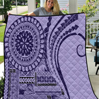 Samoa Siapo Arty Quilt Purple Style - Wonder Print Shop