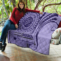 Samoa Siapo Arty Quilt Purple Style - Wonder Print Shop