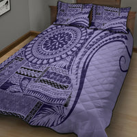 Samoa Siapo Arty Quilt Bed Set Purple Style - Wonder Print Shop