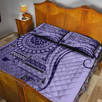 Samoa Siapo Arty Quilt Bed Set Purple Style - Wonder Print Shop