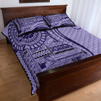 Samoa Siapo Arty Quilt Bed Set Purple Style - Wonder Print Shop