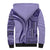 Samoa Siapo Arty Sherpa Hoodie Purple Style - Wonder Print Shop