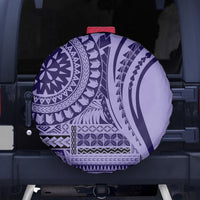 Samoa Siapo Arty Spare Tire Cover Purple Style - Wonder Print Shop