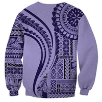 Samoa Siapo Arty Sweatshirt Purple Style - Wonder Print Shop