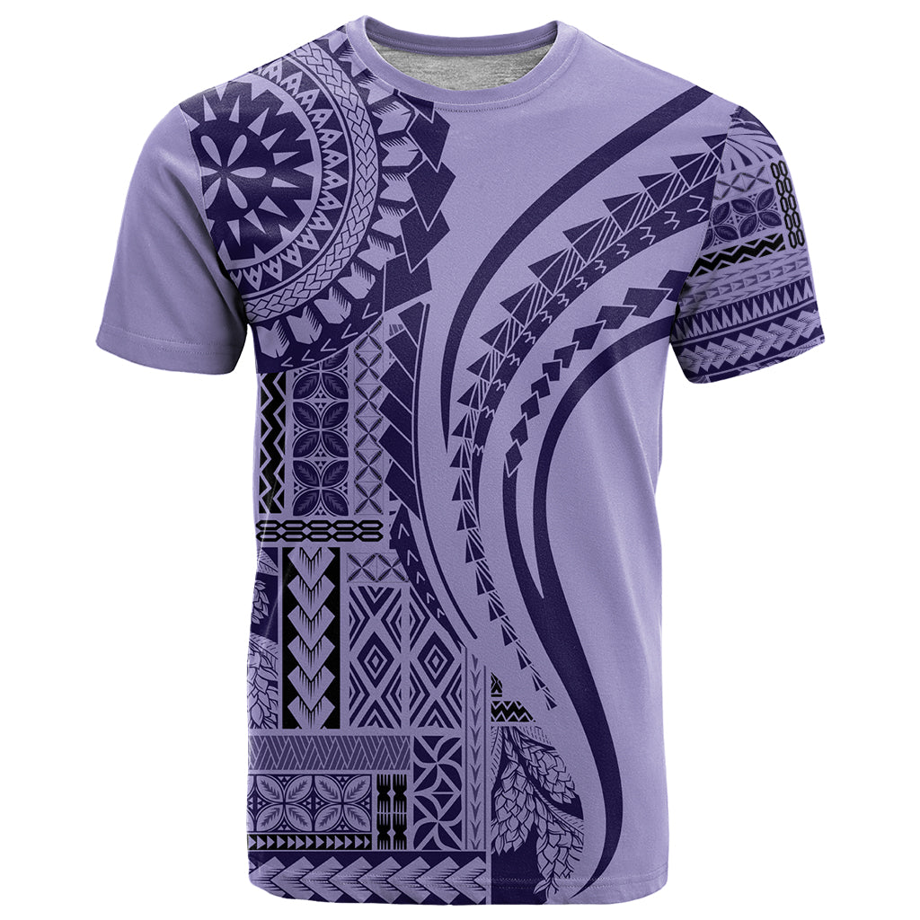 Samoa Siapo Arty T Shirt Purple Style - Wonder Print Shop