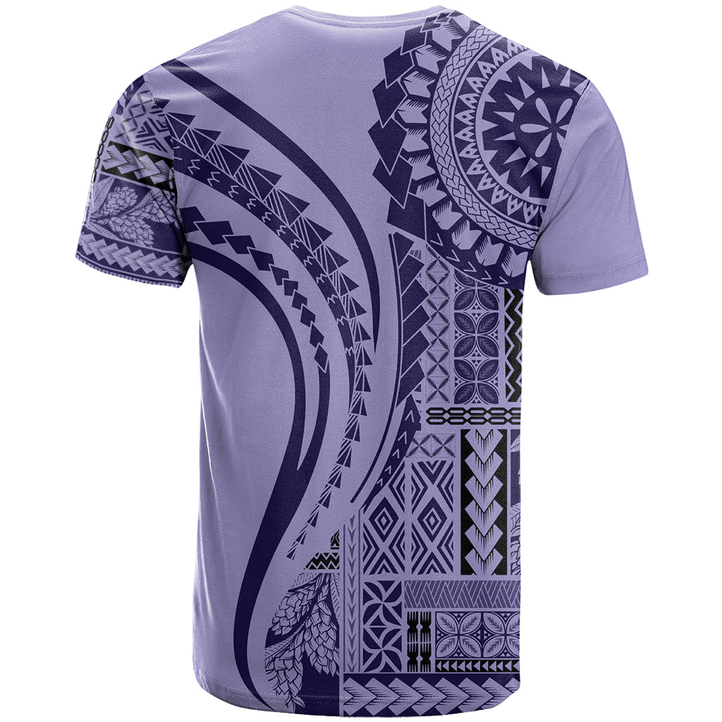 Samoa Siapo Arty T Shirt Purple Style - Wonder Print Shop