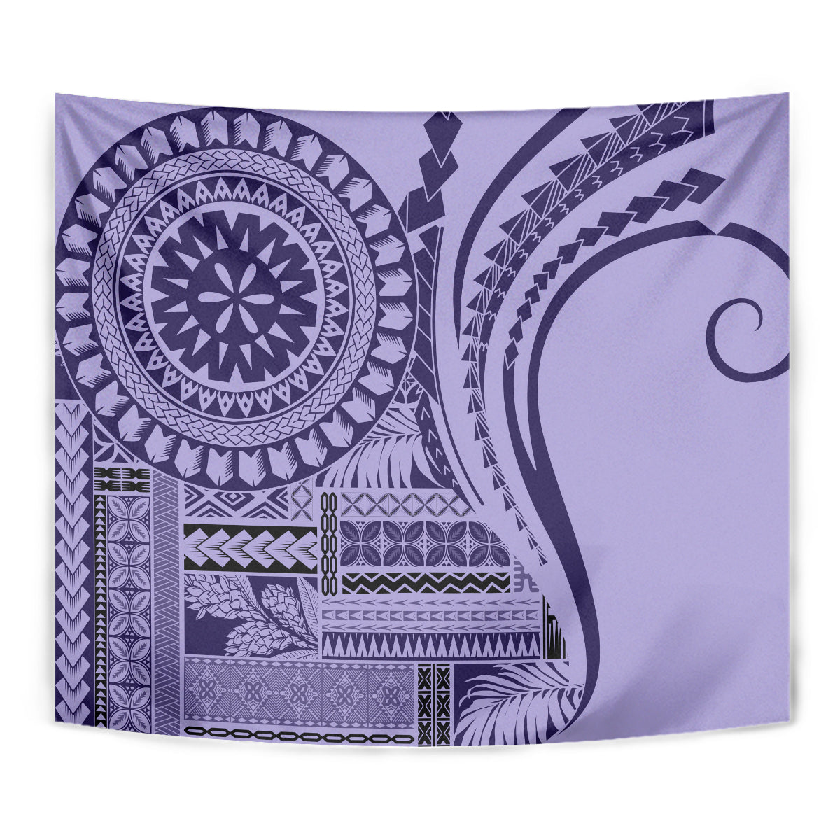 Samoa Siapo Arty Tapestry Purple Style - Wonder Print Shop
