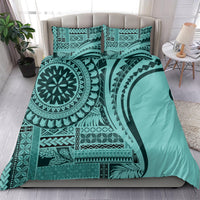 Samoa Siapo Arty Bedding Set Turquoise Style LT9 - Wonder Print Shop