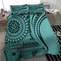Samoa Siapo Arty Bedding Set Turquoise Style LT9 - Wonder Print Shop